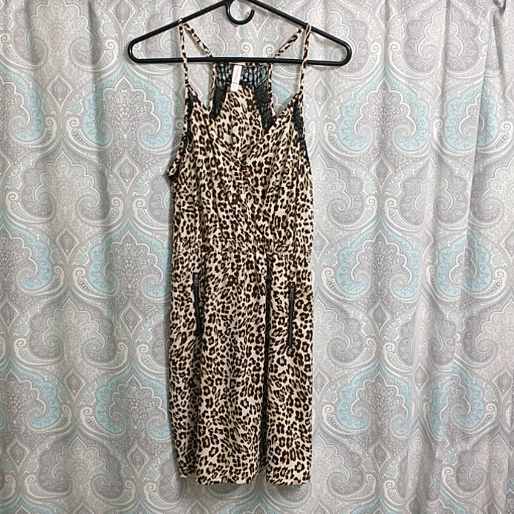 Cheetah Print Razor Back Dress - Picture 4 of 7